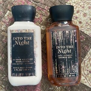 Into the Night Bath & Body Works Lotion & Shower Gel